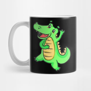 Crocodile animal motif alligator animal welfare for children Mug